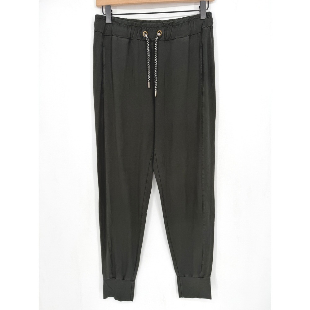 ME+EM Jogger Pants Women 10 Drawstring Cuffed Casual Loungewear Athleisure Gray.